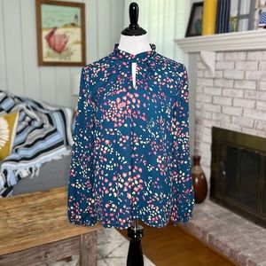 TRES Jolie floral long sleeve Blouse